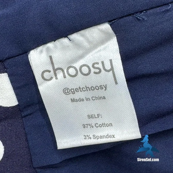 1160 NWT Choosy Infinity Wrap Top – Size Small – Navy/White Polka Dot - Picture 10 of 13